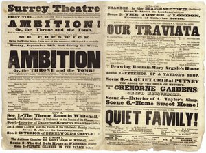 Surrey Theatre Playbill