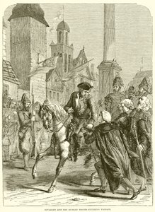 Suvaroff and the Russian Troops Entering Warsaw by English School
