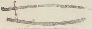 Sword of Honour presented to General Sir William Fenwick Williams, Baronet, KCB, by the Legislature of Nova Scotia by English School