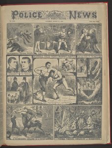 Terrible Firework Explosion at Wandsworth, Illustrated Police News by English School