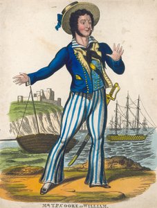 T P Cooke as the sailor hero of Black Eyed Susan by English School