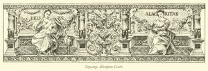 Tapestry, Hampton Court by English School