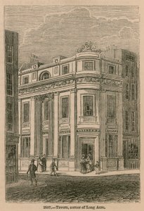 Tavern, corner of Long Acre, London by English School