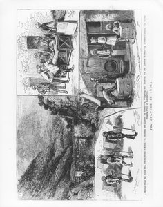 Tea Culture in India, 1883 by English School