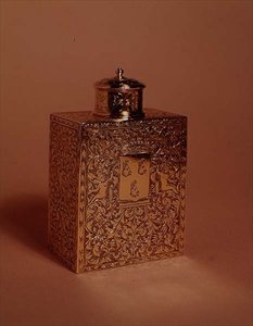 Tea Caddy, Decorated in the Style of Gribelin, c.1700 by English School