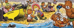Teddy Bears on the Beach by English School