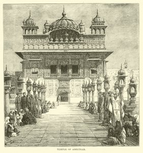Temple of Amritsar by English School
