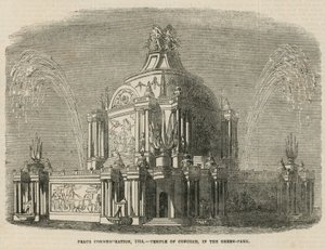 Temple of Concord in Green Park by English School