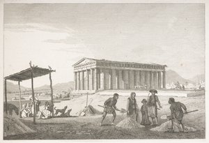 Temple of Hephaestus in the Acropolis of Athens, from 