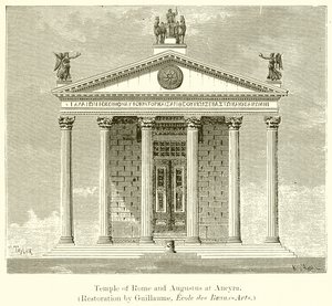 Temple of Rome and Augustus at Ancyra by English School
