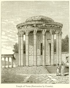 Temple of Vesta by English School
