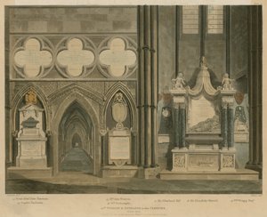 Tenth Window and Entrance to the Cloister, North Aisle, Westminster Abbey, London