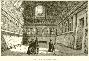 Tepidarium of Public Bath by English School