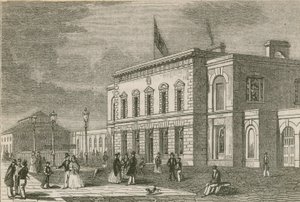 Terminus of the Blackwall Railway by English School