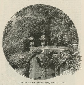 Terrace and Colonnade, South Side by English School