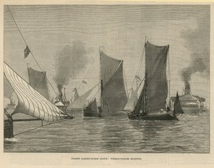 Thames Sailing Barge Match by English School