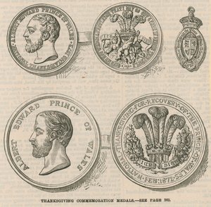 Thanksgiving Commemorative Medal by English School