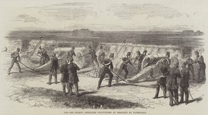 The 2nd Surrey Artillery Volunteers at Practice at Plumstead by English School