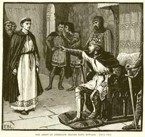 The Abbot of Arbroath Before King Edward