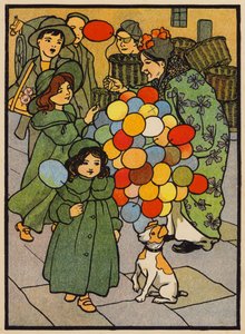 The Air-Ball Woman by English School