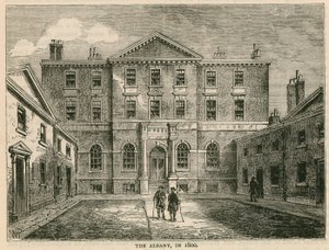 The Albany, London, in 1800 by English School
