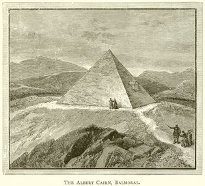 The Albert Cairn, Balmoral by English School