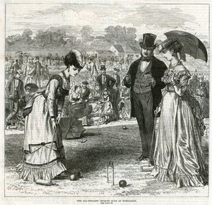 The All-England Croquet Club at Wimbledon by English School