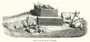 The Altar of Burnt Offering by English School