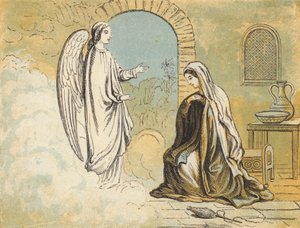 The Annunciation by English School