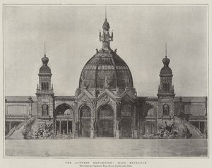 The Antwerp Exhibition, Main Entrance by English School
