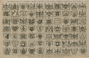 The Arms of the City Companies by English School