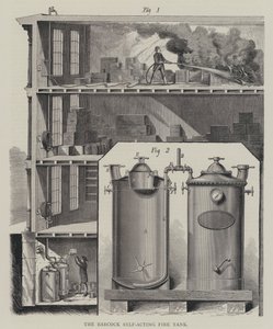 The Babcock Self-Acting Fire Tank by English School