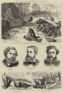 The Balloon Accident in France by English School