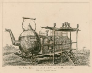 The Balloon Kettle, as it Stood in St Georges Fields, London, About 1790 by English School