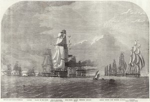 The Baltic Fleet Running for Dover Straits