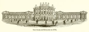 The Bank of England in 1785 by English School