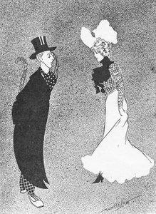 The Bare Fact, illustration from The King, May 25th 1901