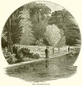 The Bathing-Place by English School