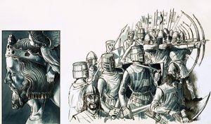 The Battle of Bannockburn by English School