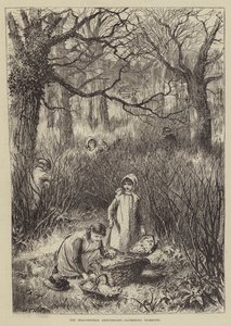 The Beaconsfield Anniversary, Gathering Primroses by English School