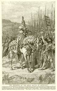 The Beginning of the Great Battle of Agincourt