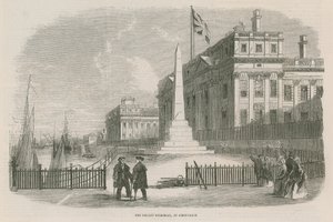 The Bellot Memorial at Greenwich, London by English School