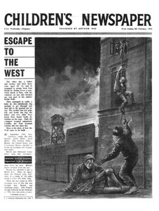 The Berlin Wall, front page of 