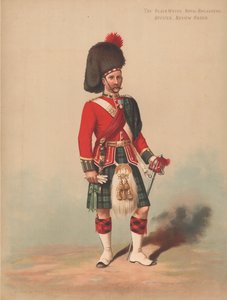 The Black Watch, Royal Highlanders, Officer, Review Order by English School