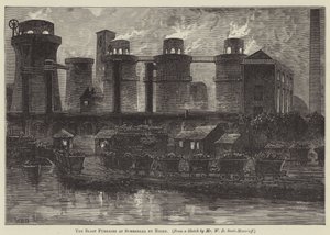 The Blast Furnaces at Summerlea by Night