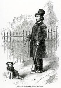 The Blind Boot-Lace Seller, c.1840 by English School