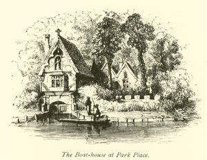 The Boat-house at Park Place by English School