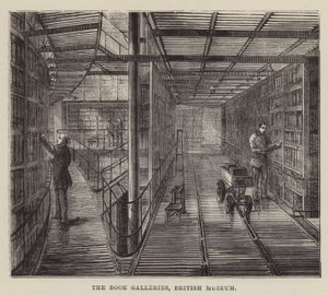 The Book Galleries, British Museum by English School