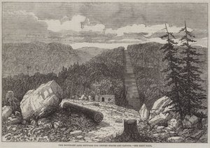 The Boundary Line between the United States and Canada by English School
