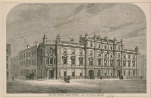 The Bow Street Police Court by English School